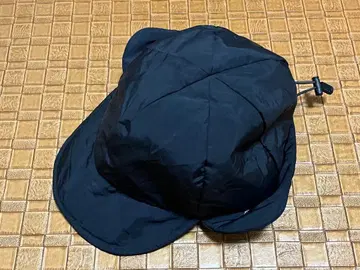 일본제 할로코모디티 릿지 워프 캡 / 블랙 로고 프린트 블랙