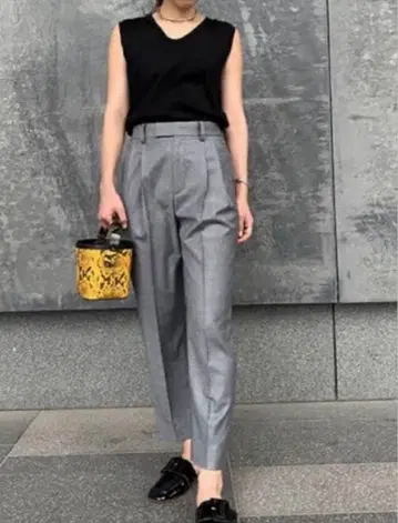 스터닝 루어 친츠 클린 팬츠 그레이 0size