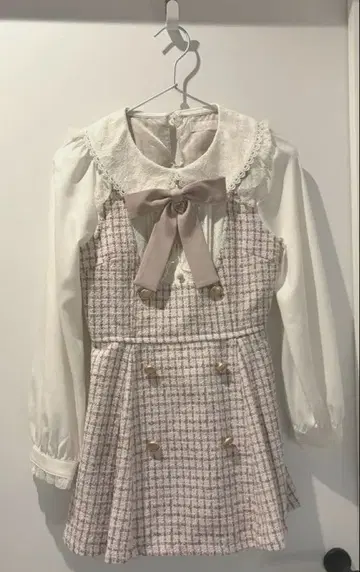 LIZLISA 리즈리사 트위드 셋업 핑크