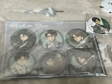 진격의 거인 캔뱃지 컴플리트 세트 리바이