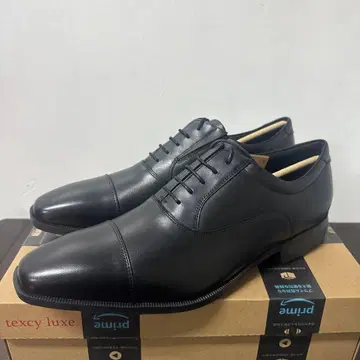 테크시 럭스 비즈니스 슈즈 천연 가죽 TU-7010 블랙