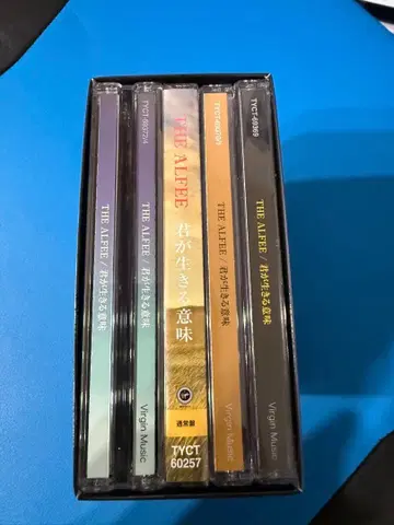 THE ALFEE 너가 사는 의미 4형태 응모권 미사용