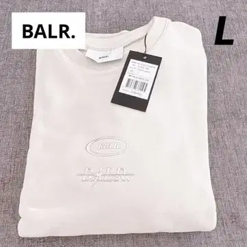 가격 인하 [ L ] 보라 남성용 맨투맨 로고 BALR 트레이닝복