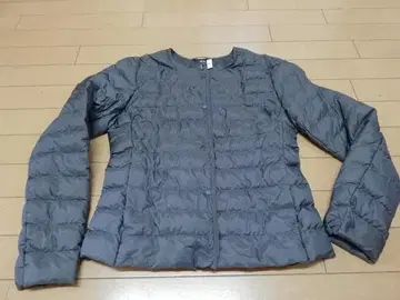 컨디션 최상 M 사이즈 유니클로 다운 자켓 그레이 UNIQLO 경량