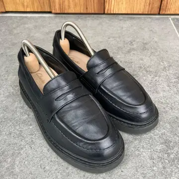 클락스 가죽 신발 로퍼 22.0 블랙