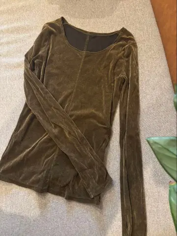 CLANE TULLE FLOCKY LADY TOPS 티셔츠 긴팔