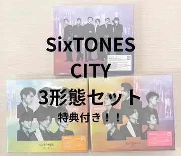 SixTONES CITY 3종 세트