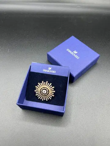 Swarovski 골드 태양 sunshine 브로치