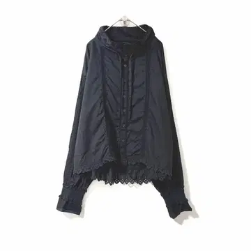 TORI-TO x BEAMS BOY 개더 옷깃 스모크 블라우스