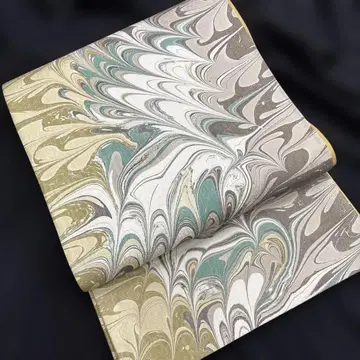 먹물 흘림 전통 후쿠로 오비