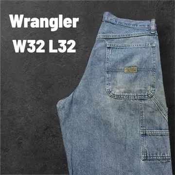 Wrangler 페인터 데님 와이드 실루엣 W32 L32
