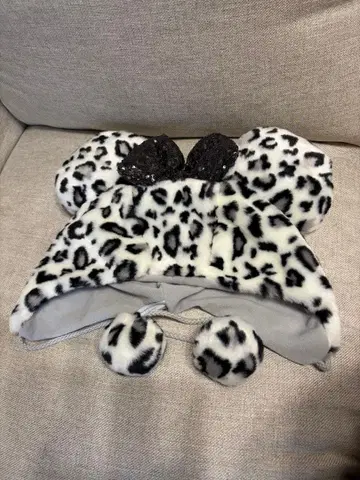 레오파드 무늬 팬캡