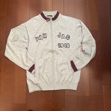 van jac 풀 집업 스웨터