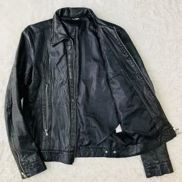 [ 인기 ] JACK ROSE 싱글 라이더 피그 가죽 주름 가공 L 상당