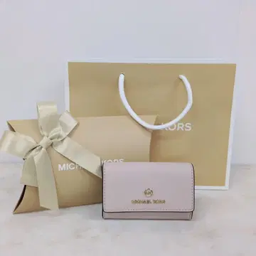 MICHAEL KORS 핑크 카드 케이스 동전 지갑