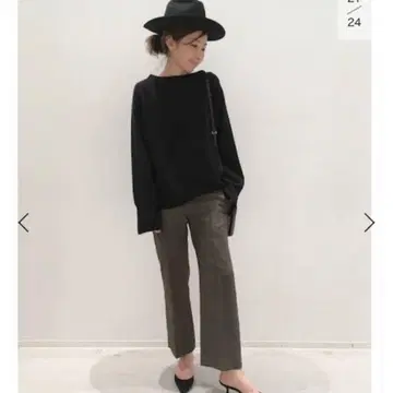 L'Appartement 보트넥 Wide Knit 라빠르망