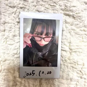 ExWHYZ yu-ki 날짜 친필 사인 폴라로이드