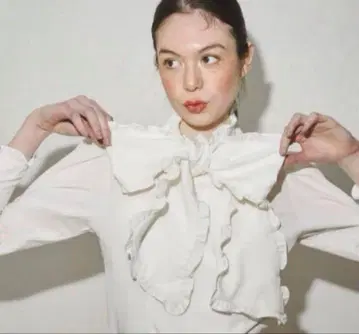 MIRO AMURETTE 블라우스 리본 big ribbon blouse