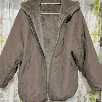 [ 미사용 새상품 ] 리버서블 후드 부착 블루종 * 빅 사이즈