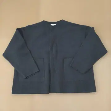 카구레 울 숏 자켓 숏 코트 차콜