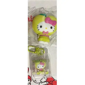 산리오 후르츠 시크릿 마그넷 키링 키티 2세트