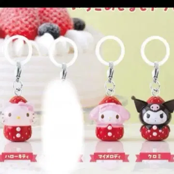 산리오 딸기 표시 액세서리 마이멜로디 쿠로미 헬로키티