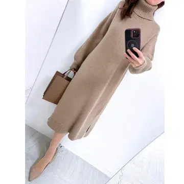 [택 포함 새상품] B:MING by BEAMS 사이즈 F 니트 원피스