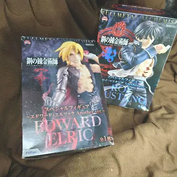 후류 새상품급 에드워드 엘릭 로이 머스탱 아더 피규어 2체