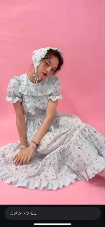 Katie VIRGIN UP 꽃무늬 원피스