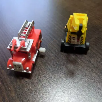 소방차 플린과 크레인차 케빈 세트