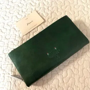 다코타 Dakota 트리코로레 장지갑 라운드 지퍼 그린 대용량