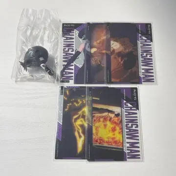 체인소 맨 봄 캡슐 피규어 클리어 카드 세트