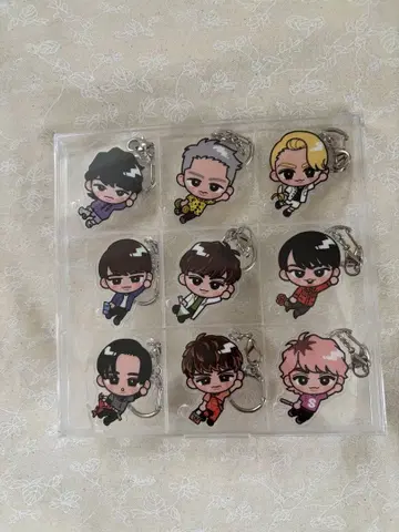 SnowMan 스노치루 아크릴 키링 키링 9개 세트