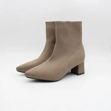 23 새상품 오파크 클립 니트 삭스 부츠 (M)