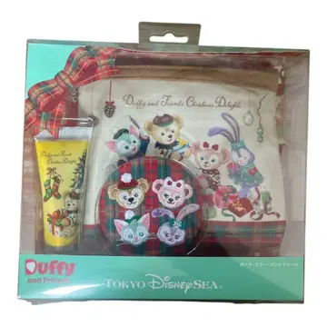 Duffy and Friends 파우치 거울 핸드 크림 세트