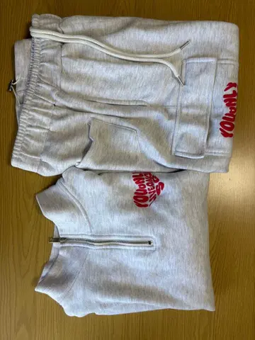 [ STAYGOLD ] 로고 하트 하프 지퍼 셋업