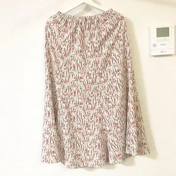 URBAN RESEARCH DOORS 꽃무늬 플레어 스커트