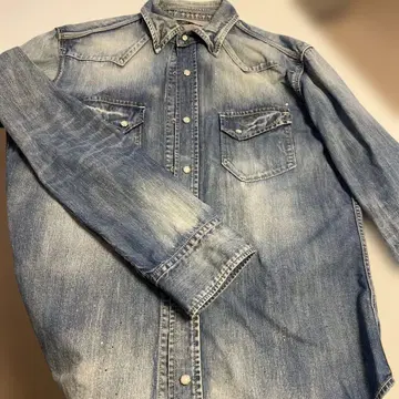 JET LOS ANGELES 데님 셔츠 라이트 블루:l