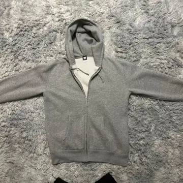 THUG LIFE 그레이 풀 집업 후드티 XL