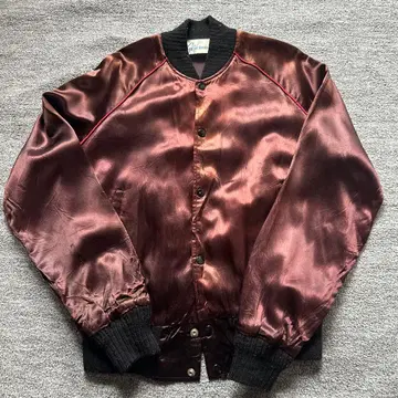 California Pinecrest School 새틴 자켓