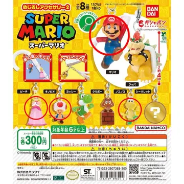 슈퍼 마리오 메지루시 액세서리 2 [ 4종 세트 ]