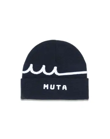 MUTA MARINE 니트 모자 블랙