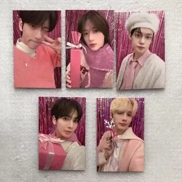 TXT KBS 뮤뱅 공개방송 당첨 사전녹화 트레이딩 카드 5장