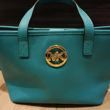 MICHAEL KORS 터콰이즈 토트백