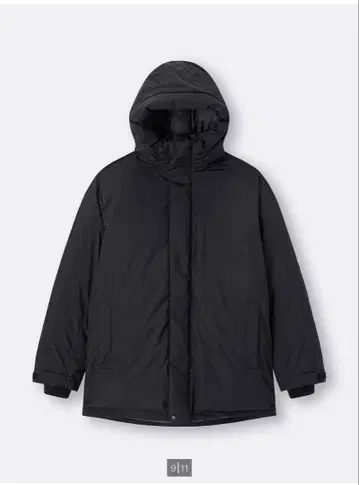 웜 패딩 코트+EC 다운 자켓 M 블랙 GU 다운 코트