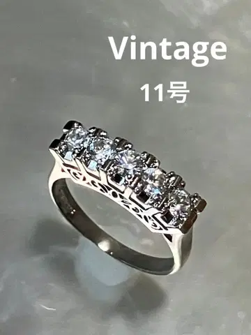 빈티지 반지 실버 레트로