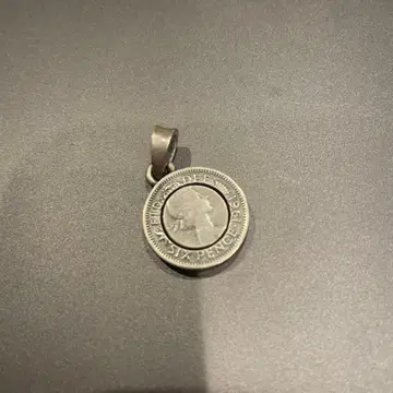 실버 행복의 6펜스 코인 펜던트 헤드