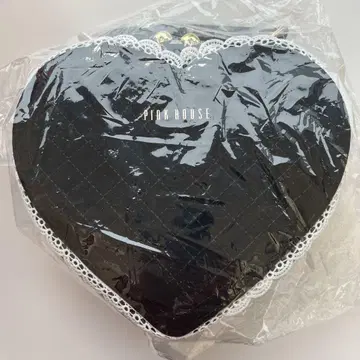 PINK HOUSE 하트형 숄더백 블랙 미사용 새상품