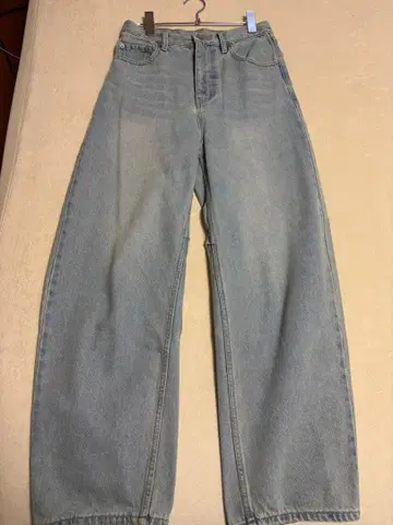 12/27까지 한정 가격 DouDou 커브 데님 색스 블루 38