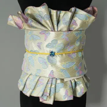 어른용 헤코오비 헤코오비 유카타 오비 나비 기모노 오비 광택 자카드